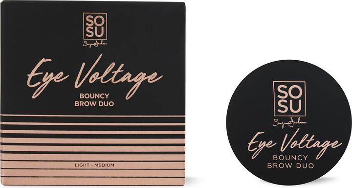 Produktbild Sosu Cosmetics - Eye Voltage Brow Shadows (Bouncy Brow Duo) - Shade: Light/Medium