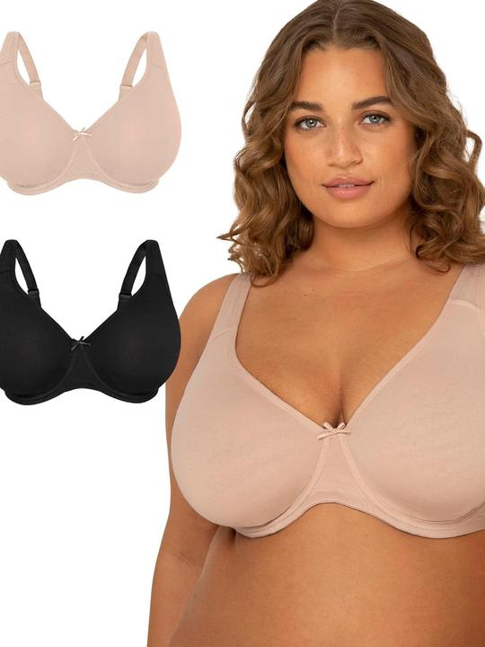 Kenwood Reggiseno con Ferretto Senza Imbottitura Taglia Forte Fit for Me Plus Size (46 C)