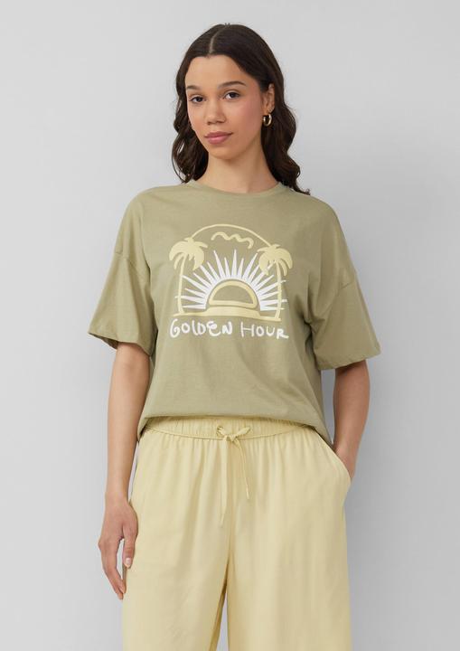 Produktbild S.Oliver T-Shirt Baumwollshirt mit Frontprint (XXL)