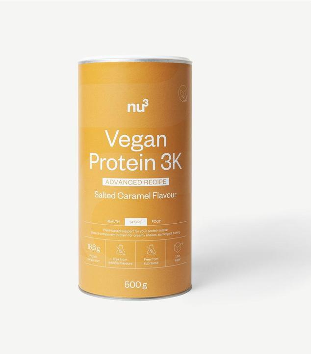 nu3 Vegan Protei 3K Advanc Salt Car 500g (Salted Caramel, 1 Stk., 500 g)