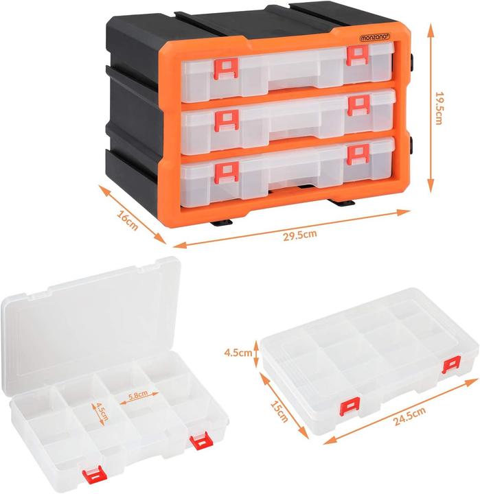 Actual product image Monzana Small Part Organiser (19.50 cm, 16 cm)