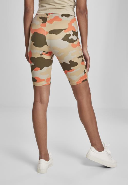 Actual product image Urban Classics Ladies High Waist Camo Tech Cycle Shorts (XXL)