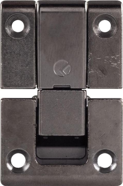 Produktbild Italiana Ferramenta KIMANA Klappenband, 3-teilig, Zamak schwarz nickelfärbig (1 Stk.)