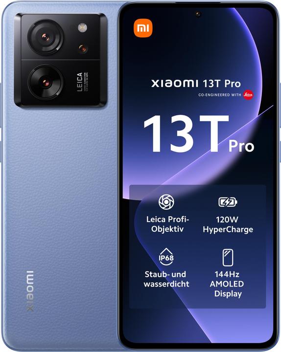 Actual product image Xiaomi 13T Pro (1000 GB, Alpine blue, 6.67", Dual SIM, 5G)