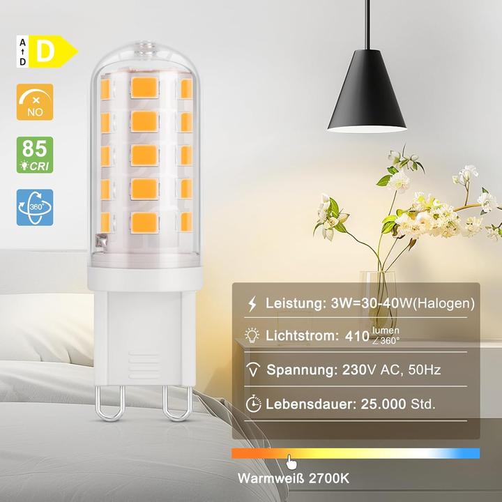 Produktbild LS LED G9 Smart-Look (G9, 3 W, 410 lm, 1 x, D)