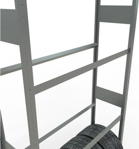 Actual product image Schulte Lagertechnik Wheels basic rack MULTIplus150