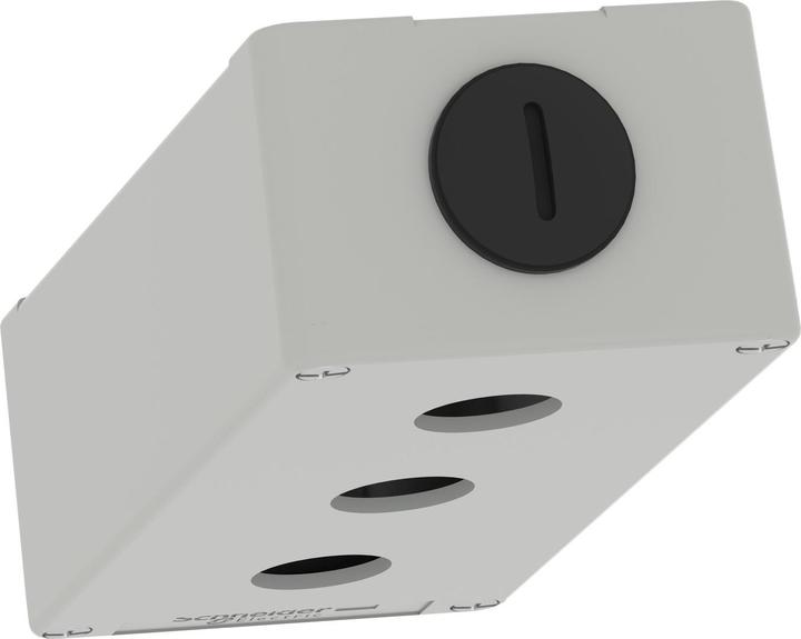 Produktbild Schneider Electric XAPD3203 Leergehäuse XAP Metall grau für 3x22mm - CSA (Gehäuse)