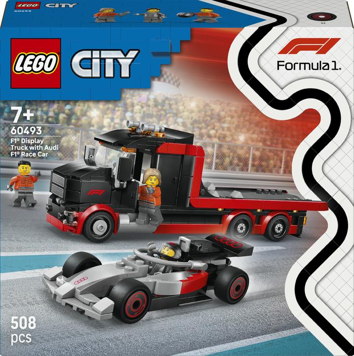 LEGO Camion F1 con auto da corsa Audi F1 (60493, LEGO City)