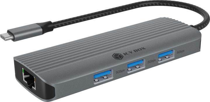 Produktbild Icy Box IB-DK4034a-CPD (USB-C, 6 Ports)