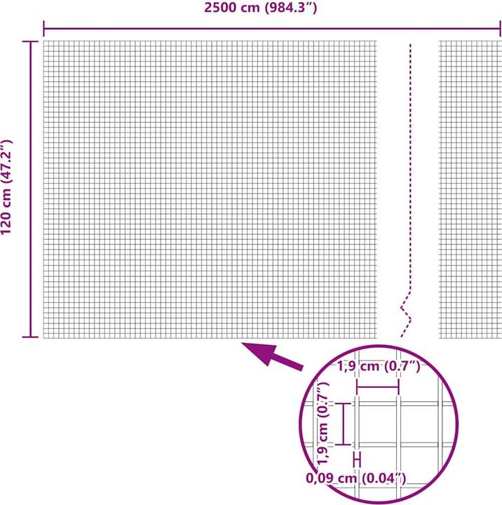 Produktbild vidaXL Gartenzaun