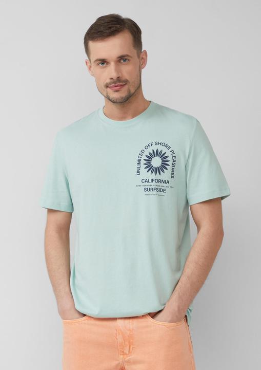 Produktbild S.Oliver T-Shirt T-Shirt mit Crew Neck und Frontprint (3XL)