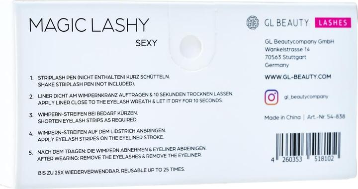 Actual product image GL Beauty Magic Lashy Sexy (Artificial eyelashes)