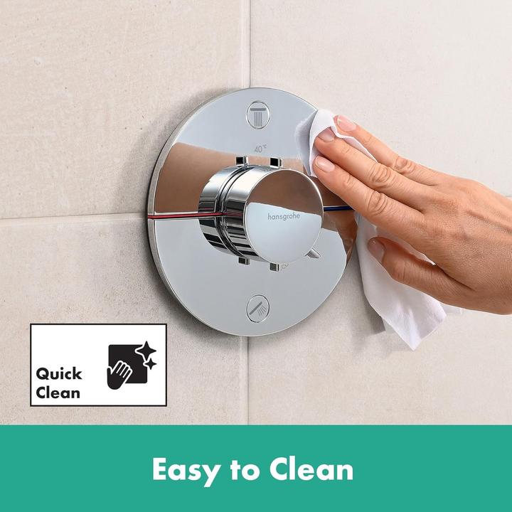 Produktbild hansgrohe HG Thermostat ShowerSelect Comfort S UP, Fertigset 2 Verbraucher verchromt