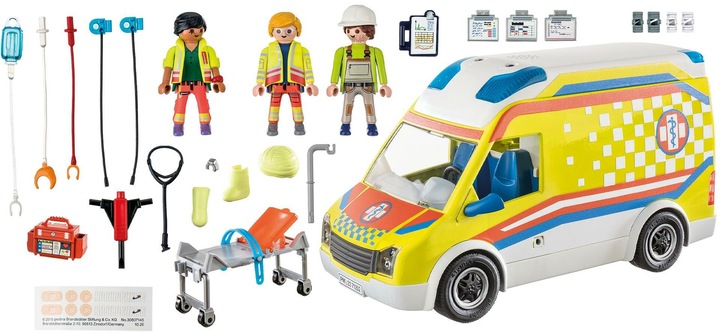 Actual product image Playmobil 71202 Ambulance with light and sound (71202, Playmobil City Life)