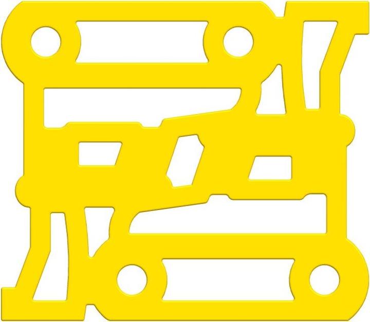 Actual product image Lunch Punch Sandwich Ausstechformen Baustellenfahrzeuge