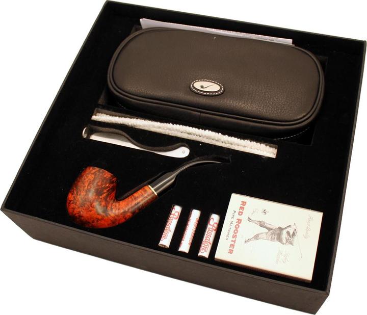 Actual product image Passatore Pipe set curved red-brown
