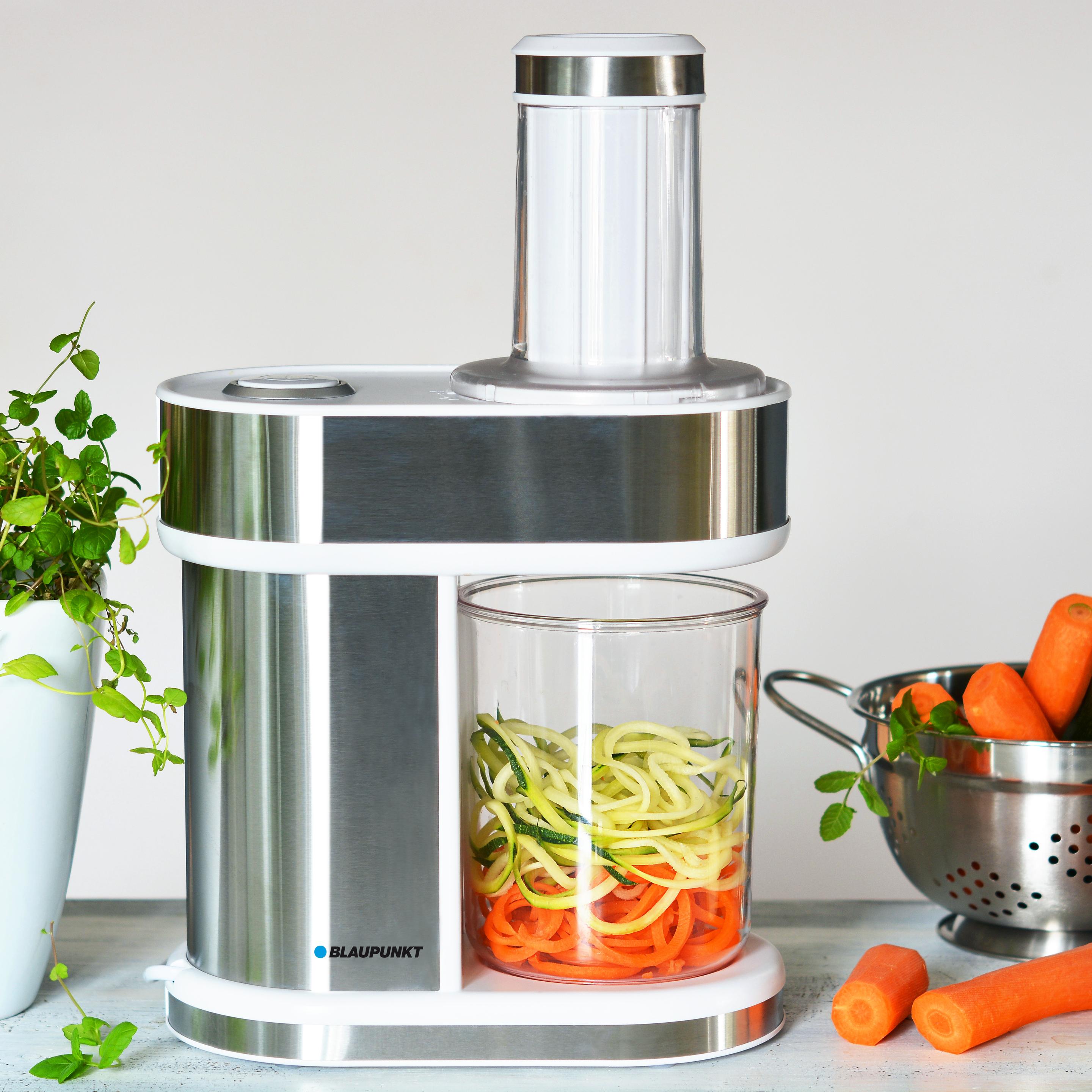 Thumbnail - Blaupunkt FPS601, Küchenreibe, Silber, Transparent