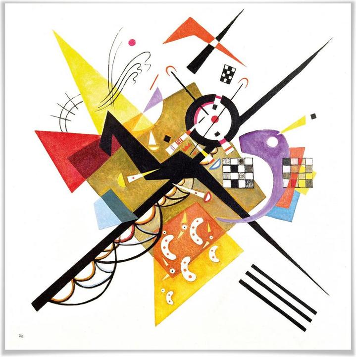 Image du produit Trenddeko Kandinsky - Sur blanc II (50 x 50 cm)