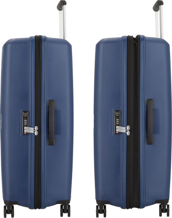 Image du produit American Tourister Valise de voyage Aerostep 101.5 L, Navy Blue (101.50 l)