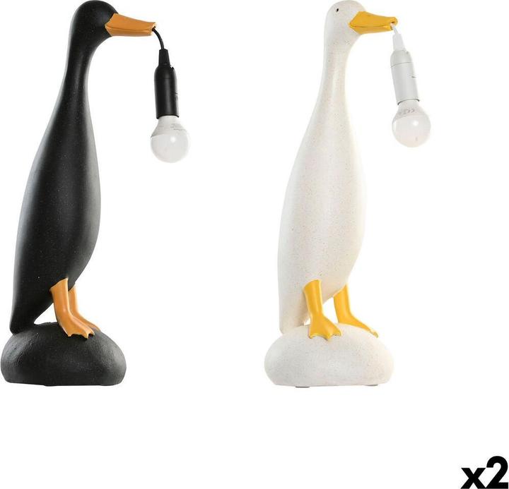 Actual product image Esprit Tischlampe Home Gelb Weiss Schwarz 25 W 220 V (2 Stück) (E14)