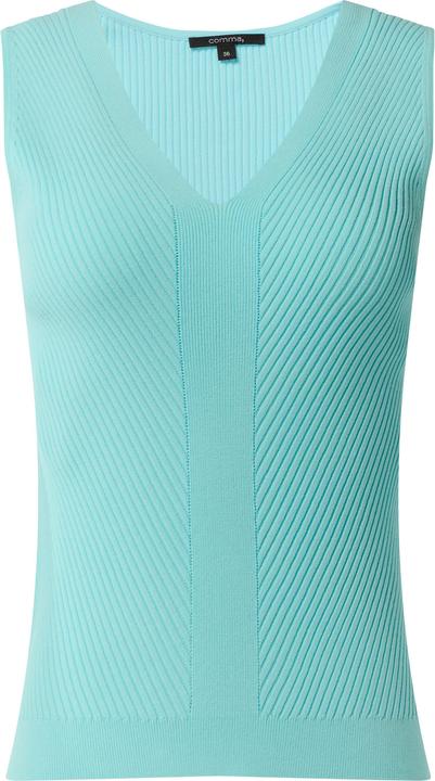 Actual product image Comma Strickpullunder Feinstricktop mit Rippstruktur im Skinny Fit (38)