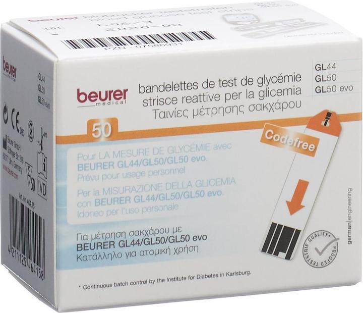 Actual product image Beurer Teststreifen für GL44 und GL50