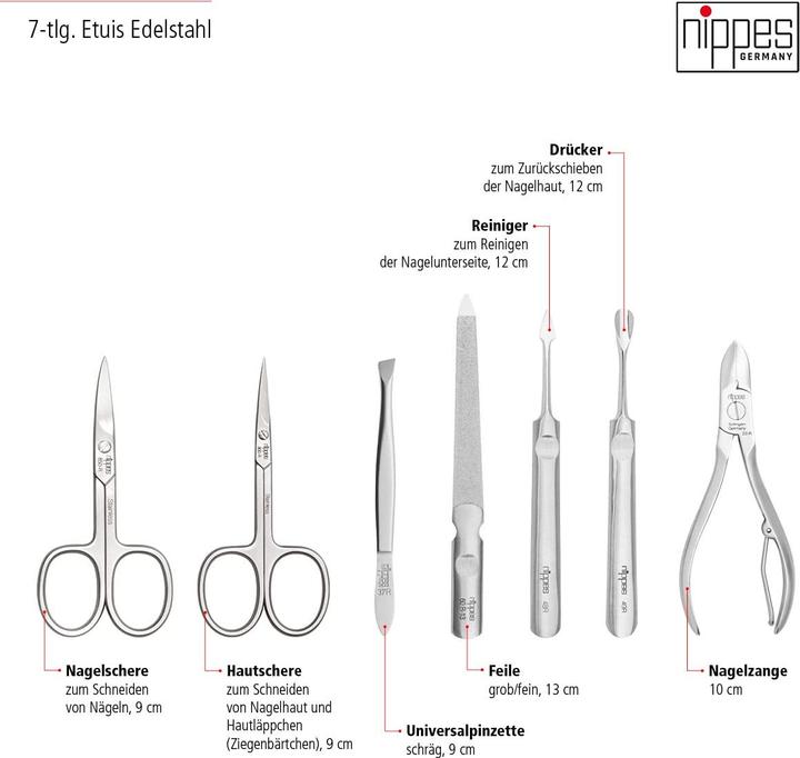 Produktbild Nippes Maniküre-Set, 7-teilig