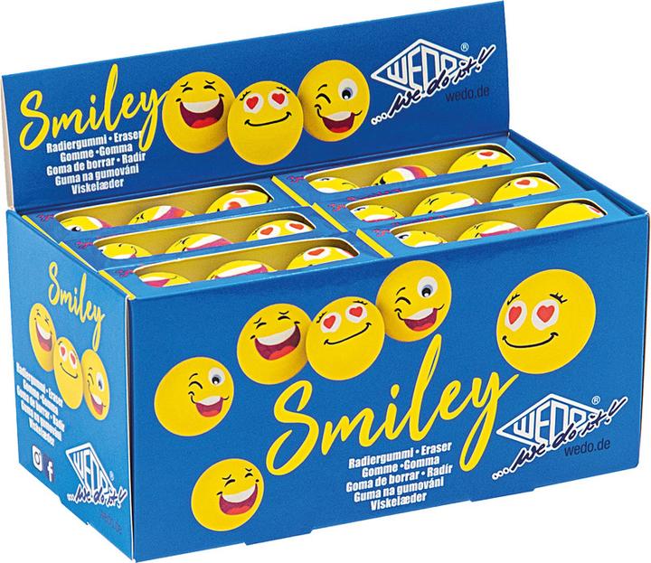 Immagine prodotto Wedo Gomma Smile Face 3 pezzi giallo