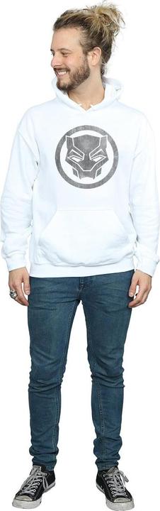 Image du produit Mens Black Panther Distressed Icon Hoodie (L)