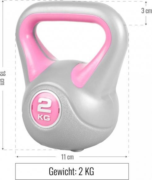 Produktbild Gorilla Sports Kettlebell Stylish (1 x 10 kg, 1 x 8 kg, 1 x 6 kg, 1 x 14 kg, 1 x 18 kg, 1 x 3 kg, 1 x 4 kg, 1 x 16 kg, 1 x 20 kg, 1 x 12 kg)