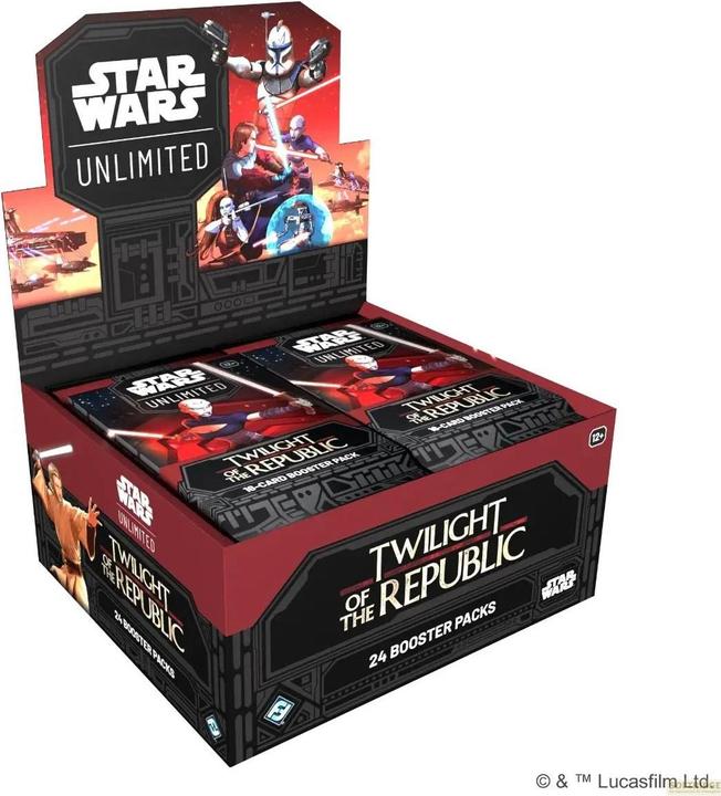 Immagine prodotto FFG Star Wars Illimitato Il Crepuscolo della Repubblica (Inglese, Display del booster)
