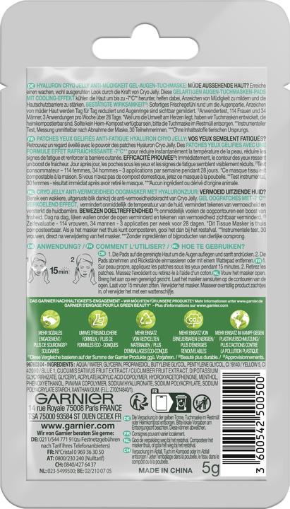 Produktbild Garnier Tissue Mask