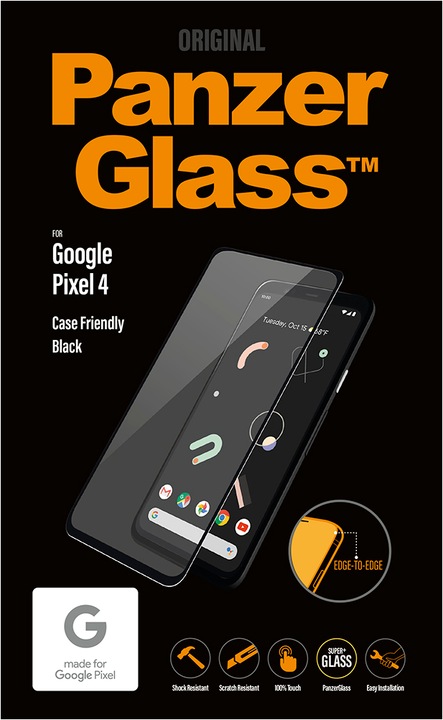 Produktbild PanzerGlass Edge to Edge (1 Stück, Google Pixel 4)