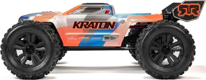 Image du produit Arrma KRATON 6S V6 4X4 BLX 1/8 Brushless Speed Monster Truck RTR, Blau/Orange (RTR Prêt à fonctionner)