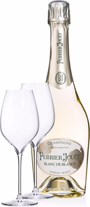 Produktbild Perrier-Jouët Blanc de Blancs Brut inkl. 2 Gläser (6 x 150 cl)
