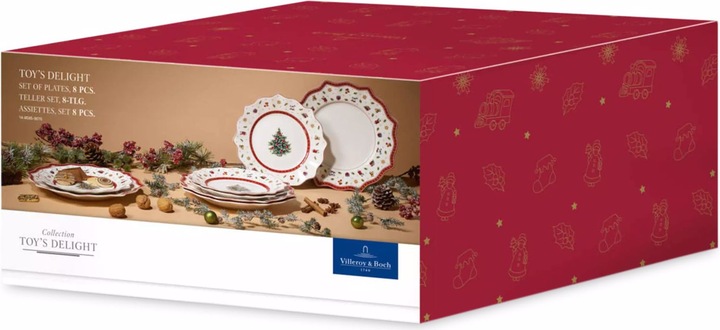 Actual product image Villeroy & Boch Plate set, 8 pcs Toy's Delight (1 x)