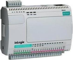 Produktbild Moxa IOLOGIK E2240-T - Universalregler, 8 AIs, 2 AOs, ClickGo, -40 bis 75C Betriebstemperatur