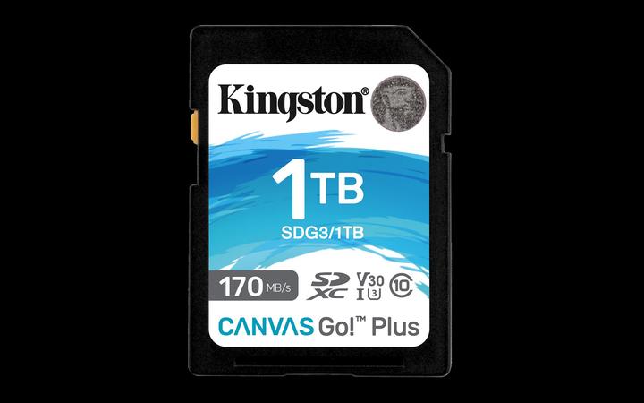 Productafbeelding Kingston Canvas Go! Plus (1000 GB, SDXC, U3, UHS-I)