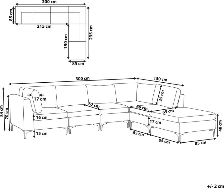 Produktbild Beliani Evja (Modular Sofa)