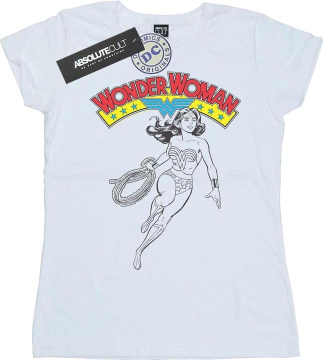 Image du produit - T-shirt WONDER WOMAN LASSO - Femme (L)