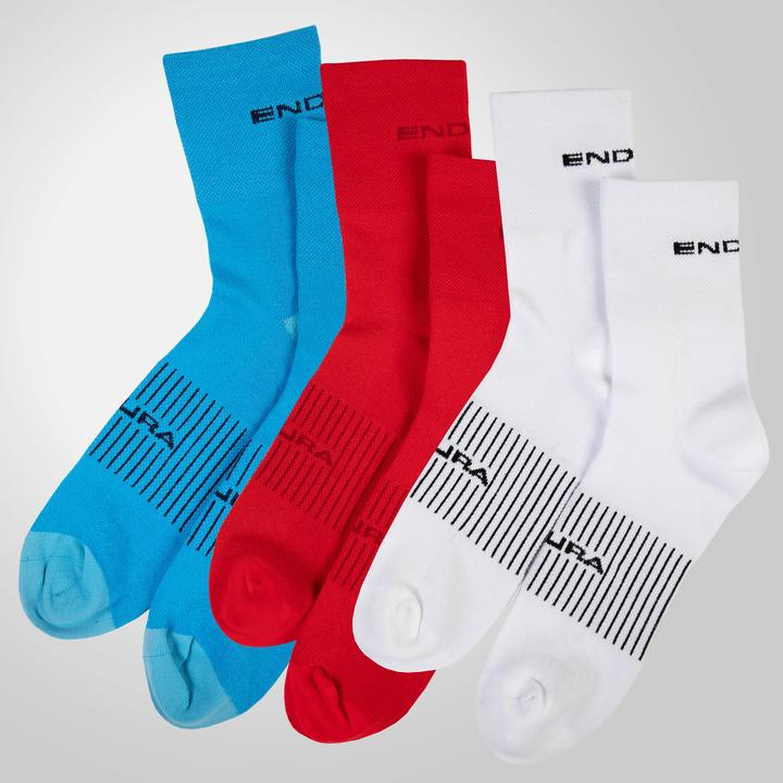 Actual product image Endura Coolmax® Race socks (three-pack) (L/XL)