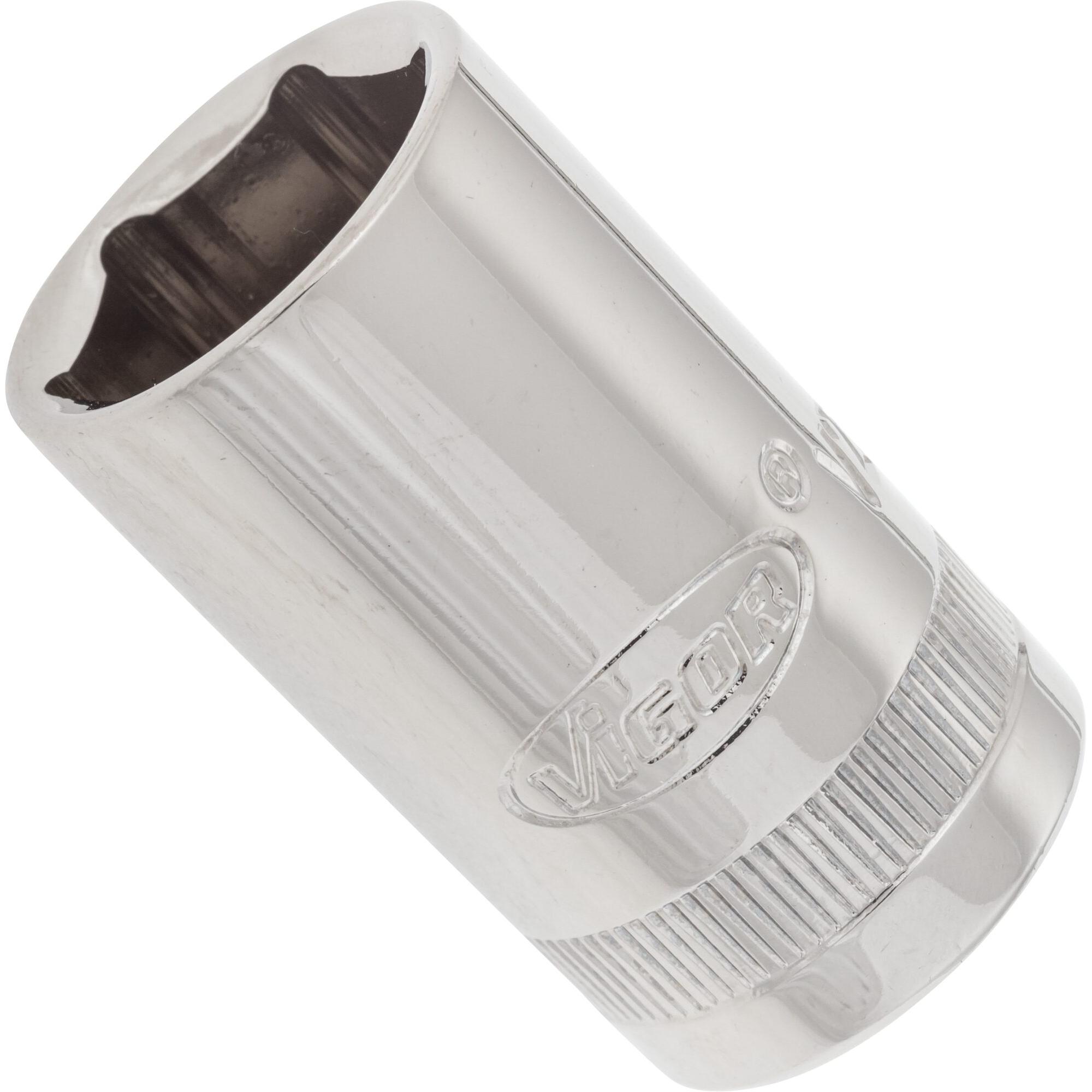 Vigor, Steckschlüssel + Stecknuss, STECKSCHLÜSSEL-EINSATZ 1/2" SW 16 (16 mm)