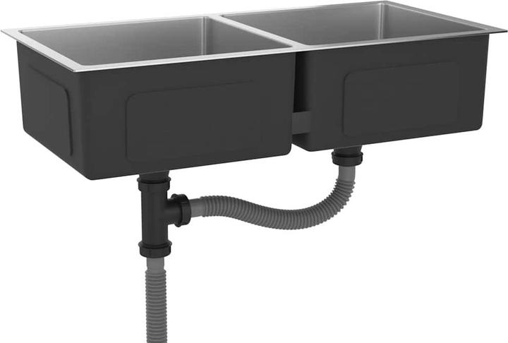 Actual product image vidaXL Küchenspüle (Fitted sink, 44 cm, 86.50 cm)