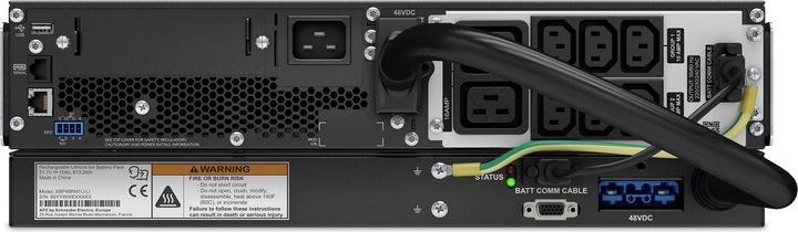 Immagine prodotto APC UPS SRTL3000RMXLI Li-Ion (3000 VA, 2700 W, Doppio convertitore online UPS)