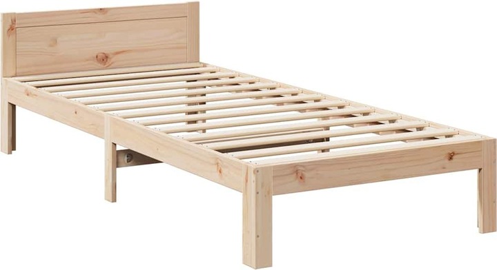 Image du produit VidaXL Lit en bois massif sans matelas 80x200 cm en pin Cadre de lit (80 x 200 cm)
