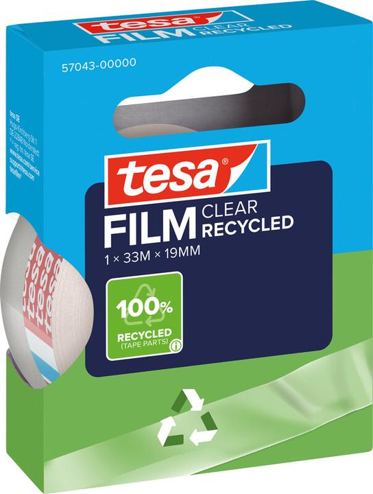 Produktbild tesa tesafilm ECO & CLEAR, lösungsmittelfrei und alterungsbeständig (19 mm)