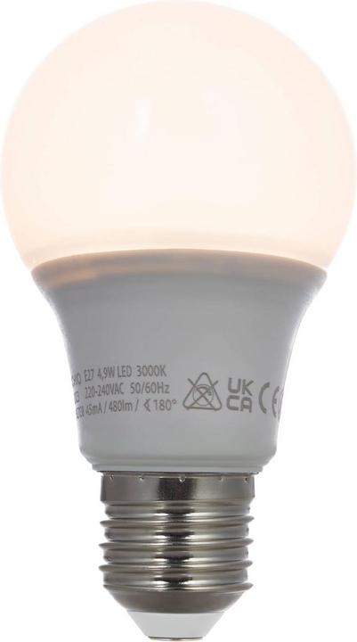 Actual product image Arcchio LED lamp E27 A60 4,9W 3.000K opal (E27, 470 lm)