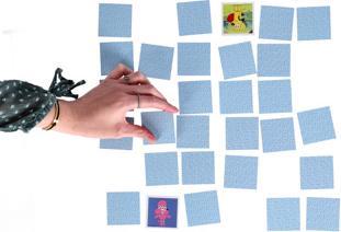 Actual product image Ravensburger Memory Mini Bluey (German, French, Swiss German, Italian, English)