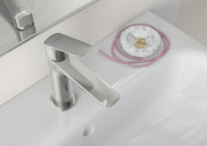 Produktbild hansgrohe Logis Einhebel-Waschtischarmatur 110 Fine mit Push-Open Ablaufgarnitur