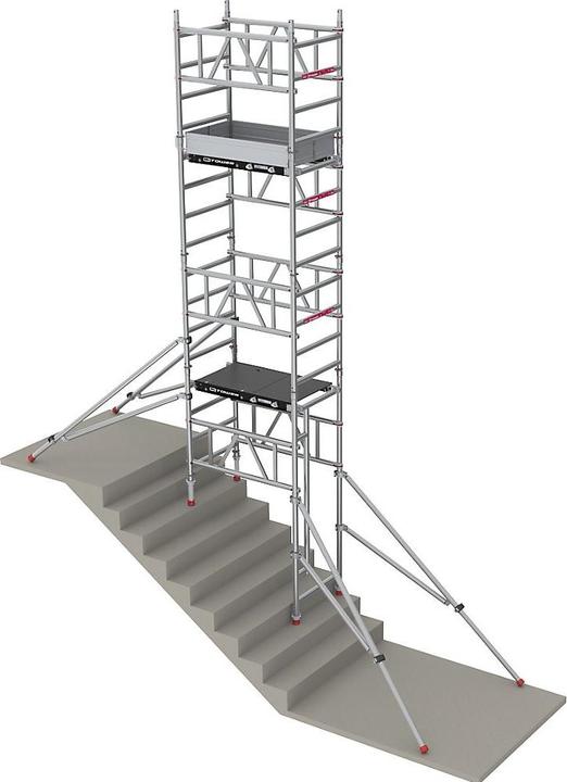 Image du produit Altrex Module d'extension MiTOWER STAIRS, version standard, pour plates-formes de 1,2 x (Échelle multifonction, 200 cm)